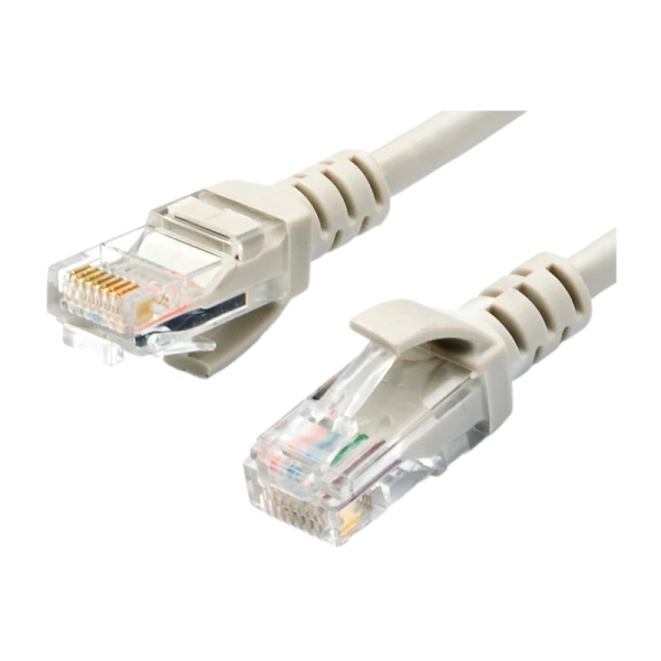 Патч-корд Geplink RJ-45 (m)-RJ-45 (m) 1.0м кат.5е ПВХ 26AWG серый (1/10/500)