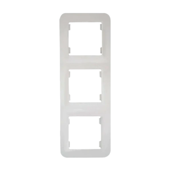 Рамка Makel Lillium 3пост. вертикальная 71033 (1/20)