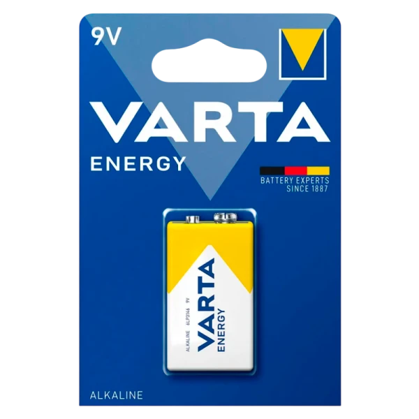 Батарейка Varta ENERGY Крона 6LR61 BL1 Alkaline 9V (4122) (1/10/50)