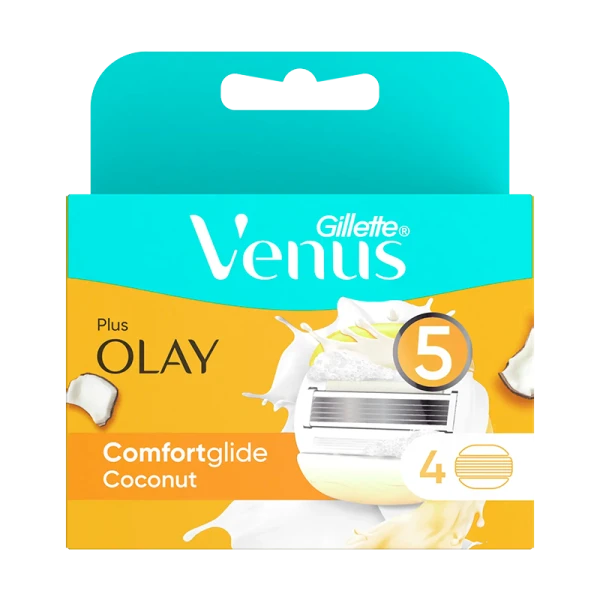 Сменные кассеты Gillette Venus&OLAY (RUS) 5 лезвий 4шт. (цена за 1 шт)