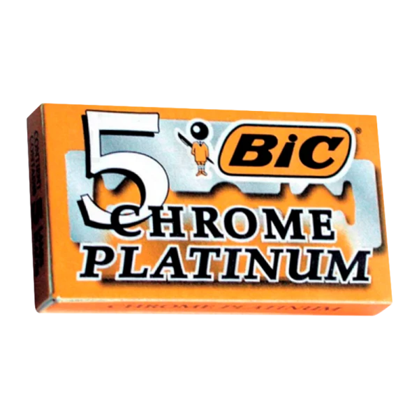 Лезвия BIC двустронние 5шт в упаковке, цена за 1 лезвие (5/100/2000)