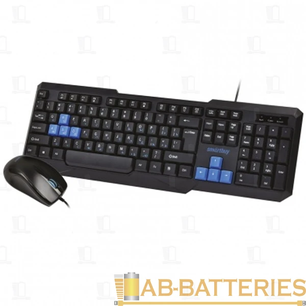 Набор клавиатура+мышь проводной Smartbuy 230346 ONE классическая черный (1/20)