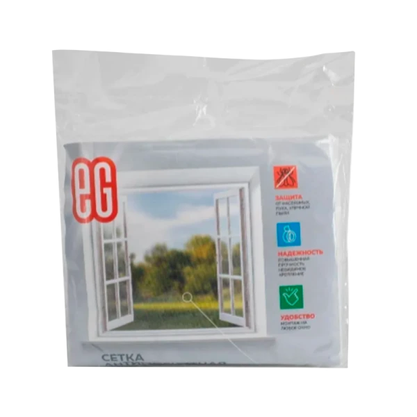 Антимоскитная сетка Еврогарант белая на окно 150х150см