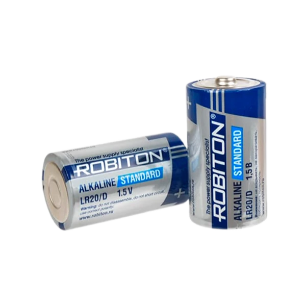 Батарейка ROBITON STANDARD LR20 BULK10, в упак 10 шт (10/120)