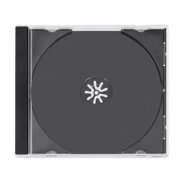 Футляр для CD Box Jewel Case (10мм) черный трей