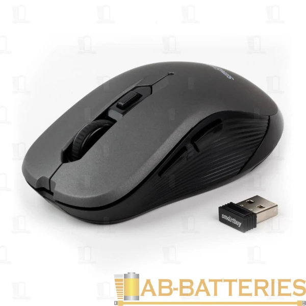 Мышь беспроводная Smartbuy 200AG классическая USB серый (1/40)