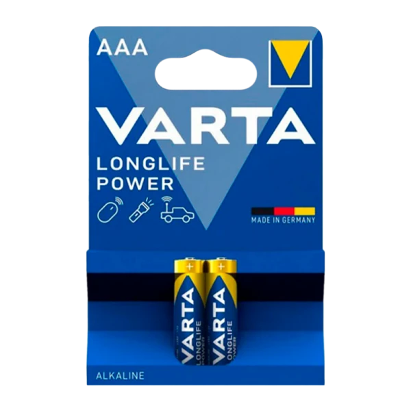 Батарейка Varta LONGLIFE POWER (HIGH ENERGY) LR03 AAA BL2 Alkaline 1.5V (4903) (2/20/100)