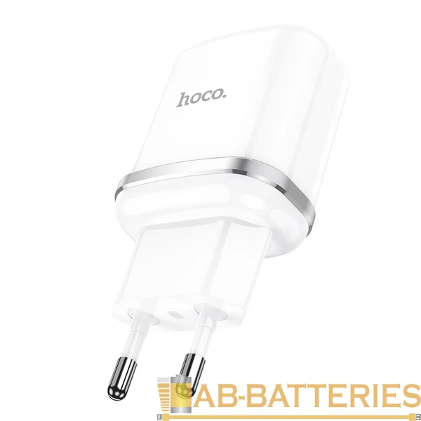 Сетевое З/У HOCO N3 1USB 3.0A 18W QC3.0 белый (1/12/120)