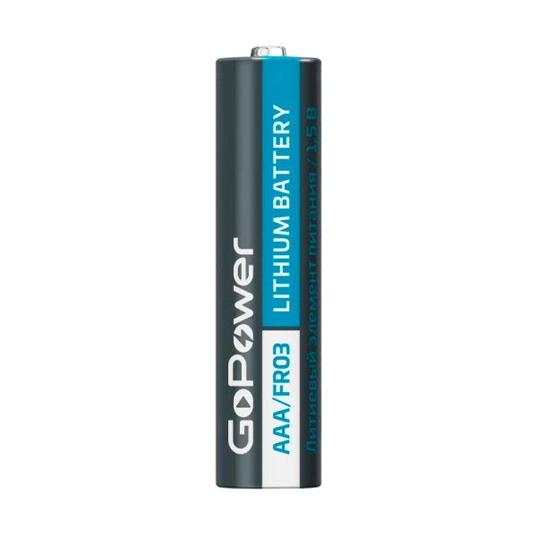 Батарейка GoPower FR03 AAA BL2 Lithium 1.5V (2/20/200)