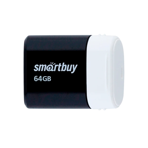 Флеш-накопитель Smartbuy Lara 64GB USB2.0 пластик черный