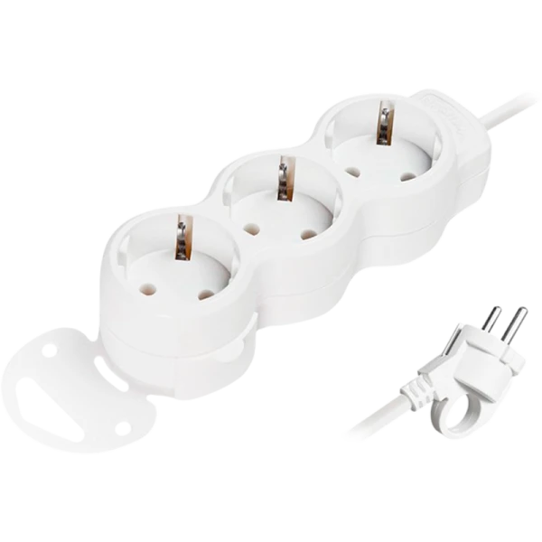 Удлинитель Smartbuy NEW 3р.С/З 16A 7.0м ПВС 3x1мм² белый