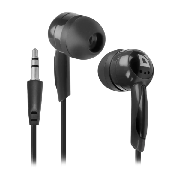 Наушники внутриканальные Defender 604 Basic черный (1/50)