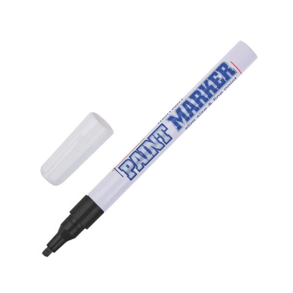 Маркер промышленный MunHwa SLIM SPM-01 2.0мм нитрокраска черный (1/12/576)