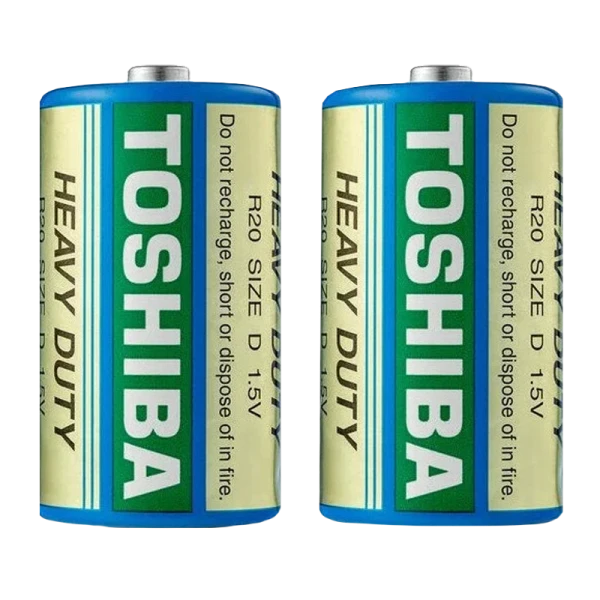 Батарейка Toshiba KG R20 D Shrink 2 Heavy Duty 1.5V (2/20/24/288)