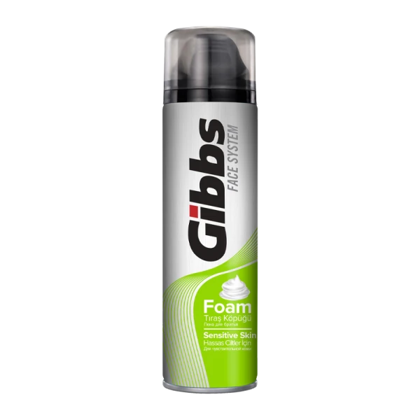 Пена для бритья Arko GIBBS SENSITIVE 200мл для чувствительной кожи (1/24)