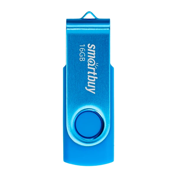 Флеш-накопитель Smartbuy Twist 16GB USB2.0 пластик синий