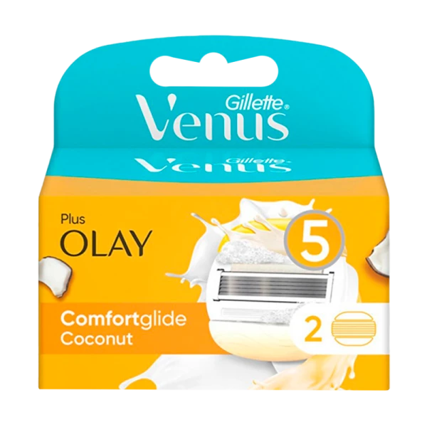 Сменные кассеты Gillette Venus&OLAY 5 лезвий 2шт. (цена за 1 шт) (2/20)