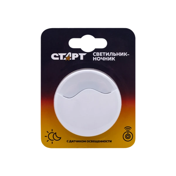 Ночник Старт "Круг2" NL 1LED белый