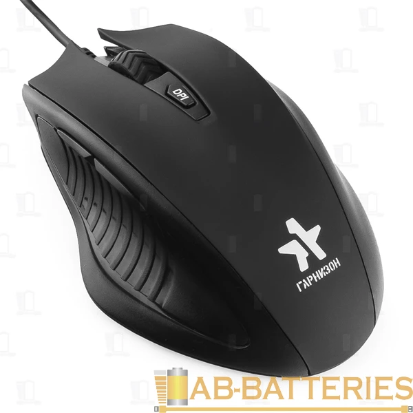 Мышь проводная Гарнизон GM-620G игровая черный (1/60)