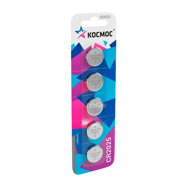 *Батарейка Космос CR2025 BL5 Lithium 3V (5/60/1440) 