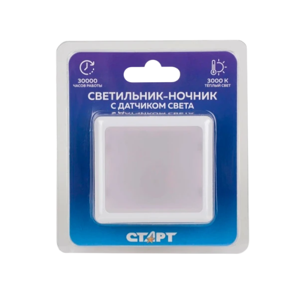 Ночник Старт Satellite NL 2LED 220V диммируемый белый (1/20)