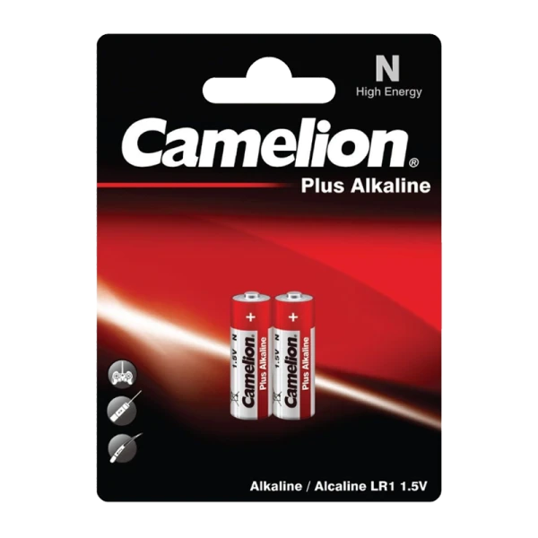 Батарейка Camelion Plus LR1 N BL2 Alkaline 1.5V (2/12/384)