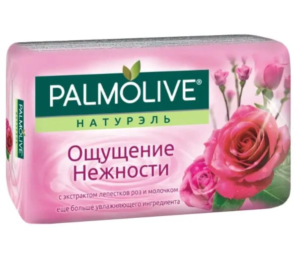 PALMOLIVE МЫЛО НАТУРЭЛЬ Ощущение Нежности (молоко+роза) 90г (6/72)