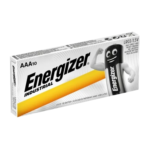 Батарейка Energizer INDUSTRIAL LR03 AAA BOX10 Alkaline 1.5V (10/120)