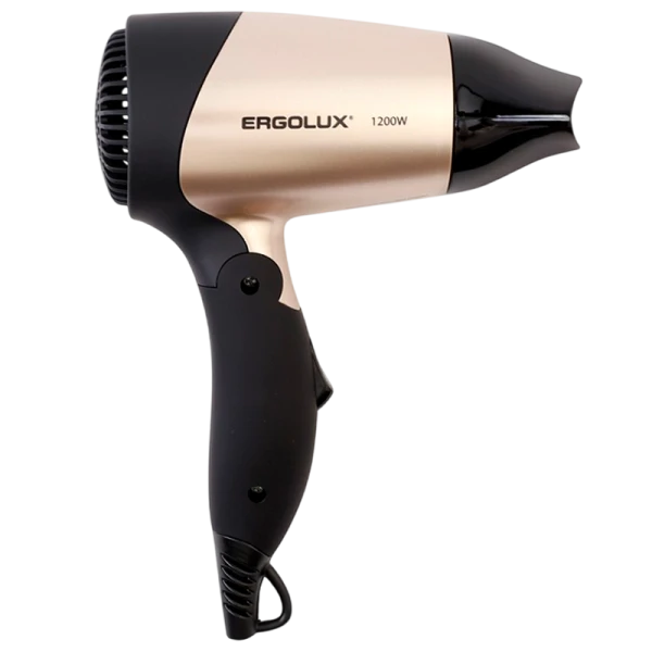 Фен Ergolux ELX-HD01-C64 1200W золотой черный