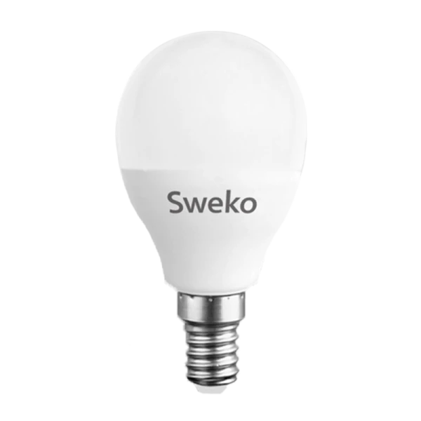 Лампа светодиодная Sweko G45 E14 10W 4000К 230V шар (1/5/100)
