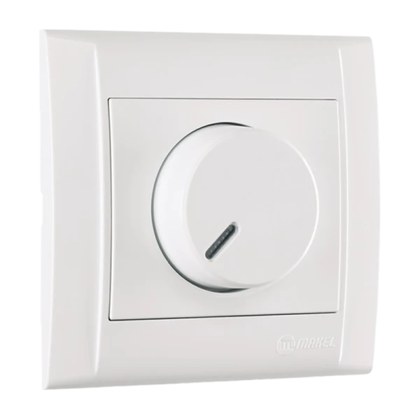 Диммер Makel Defne пластик белый 42001011 (1/10)