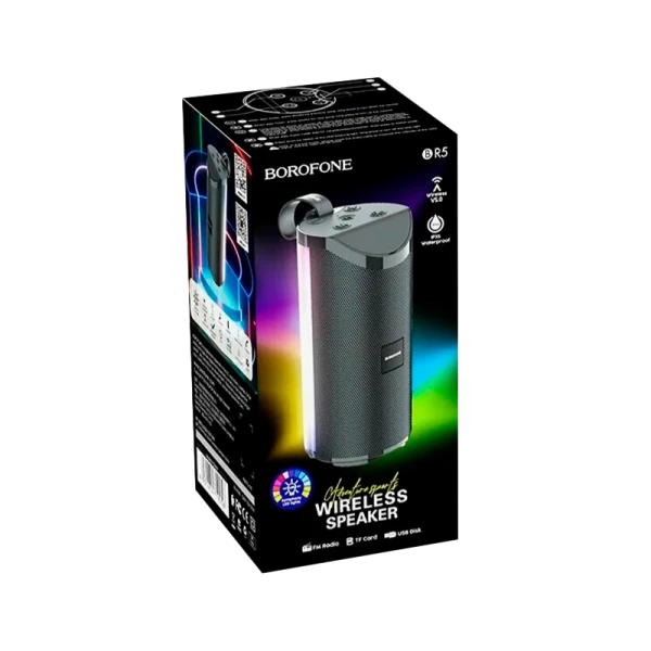 Портативная колонка Borofone BR5 bluetooth 5.0 microSD черный (1/40)
