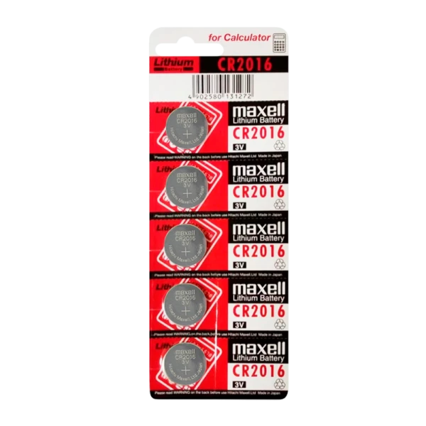 Батарейка Maxell CR2016 BL5 Lithium 3V (5/100/2000)