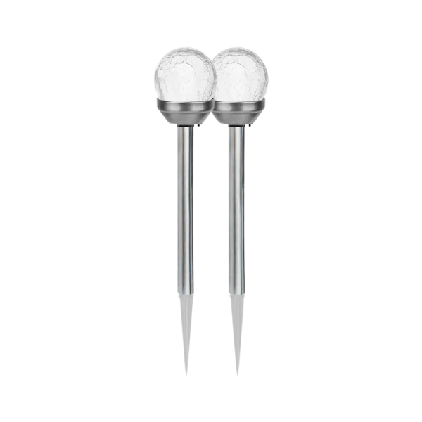 *Фонарь садовый Космос 201L 1LED от солнечной батареи IP44 2шт. (2/48) 