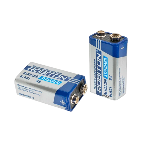 Батарейка ROBITON STANDARD 6LR61 BULK10, в упак 10 шт