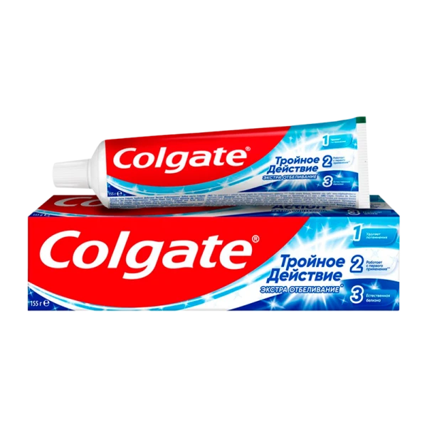 Зубная паста COLGATE Экстра Отбеливание Тройное Действие 100мл (1/48)