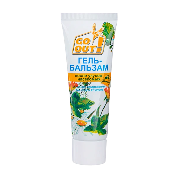 Гель после укусов Go Out с ментолом 50мл (1/25/352)