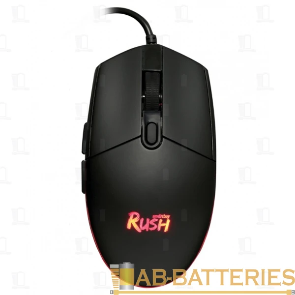 Мышь проводная Smartbuy 714G RUSH игровая USB черный (1/24)