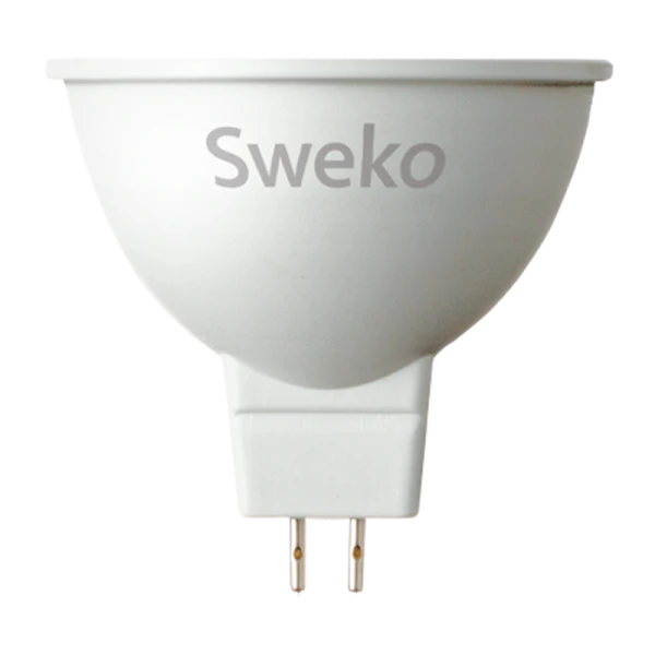 Лампа светодиодная Sweko MR16 GU5.3 10W 4000К 230V (1/5/100)