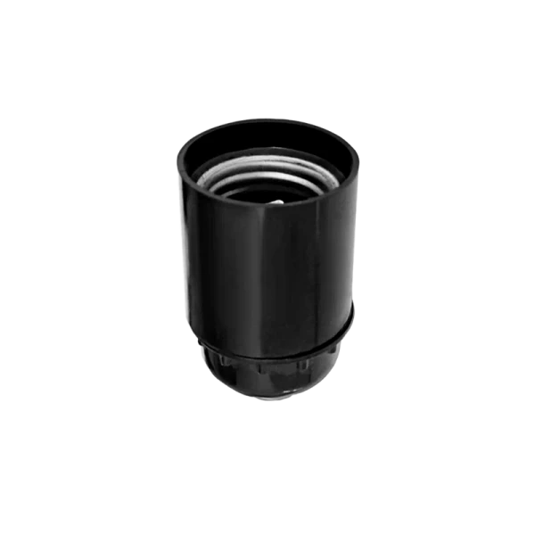 Патрон Прогресс Подвесной / В светильник E27 Карболит / керамика черный (1/50/200)