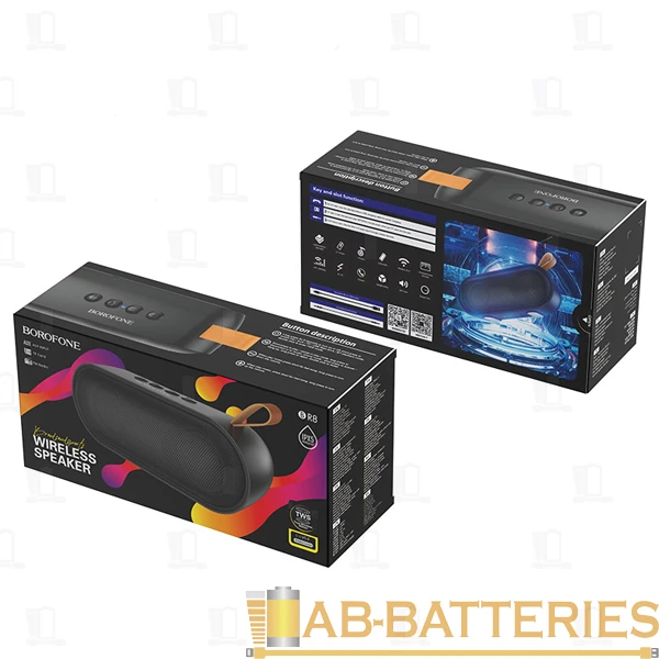 Портативная колонка Borofone BR8 bluetooth 5.0 microSD черный (1/60)