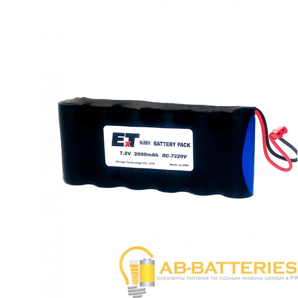 Аккумулятор ET RC-7220V BL1 7.2V, 2000mАh, Ni-Mh, 6H-4/5A2000TmB (1/40)