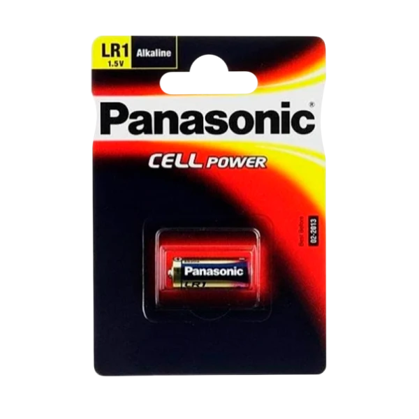 Батарейка Panasonic LR1 N BL1 Alkaline 1.5V (1/10/100)
