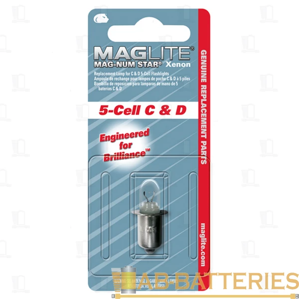 Лампа ксеноновая MAGLITE 3V для фонаря 5C и 5D Mag-num Star XENON