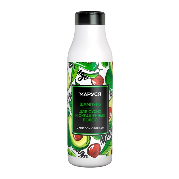 Маруся шампунь д\сух.и окр.волос с маслом авокадо 400 мл.--9