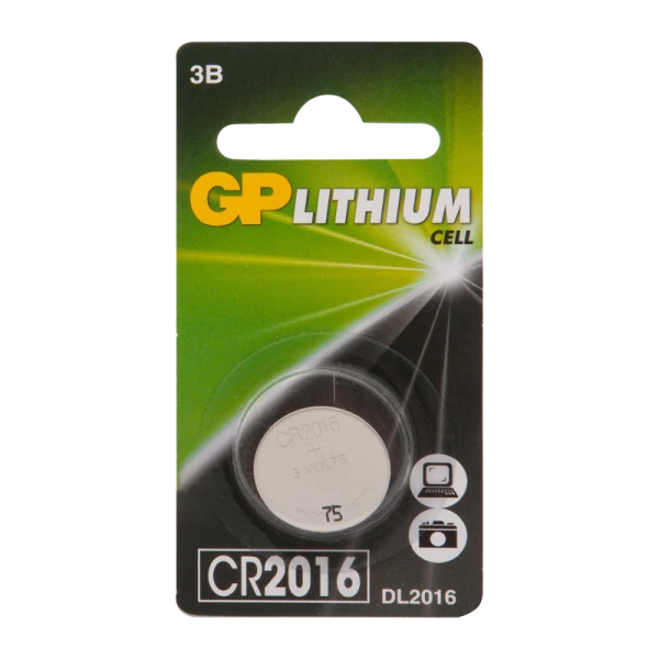Батарейка GP CR2016 BL1 Lithium 3V (1/10/100/900) R