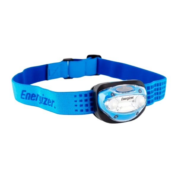 Фонарь налобный Energizer Vision Headlight 1LED от батареек 2 режима синий