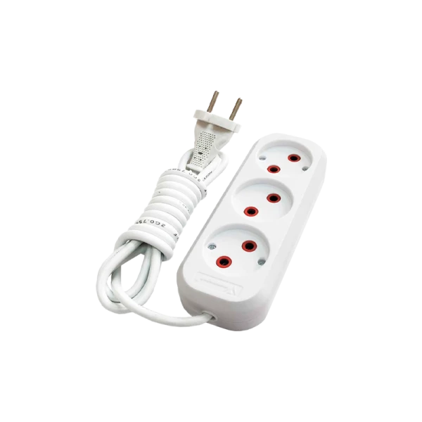 Удлинитель SPARK LUX 310 3р.Б/З 16A 5.0м белый (1/48)