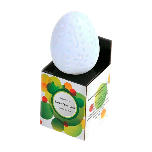 Ночник Garin Яйцо "Волшебный шар" белый