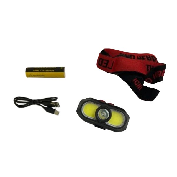 Фонарь налобный Без бренда YT-2032 от аккумулятора 3 режима
